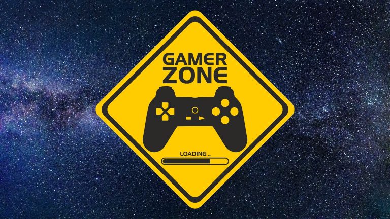 image d'un panneau ' gamer zone '